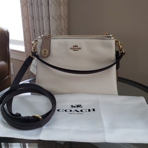 Coach Double Zip Shoulder Bag in Colorblock